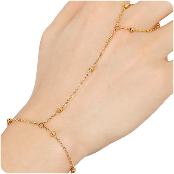 Silver and Gold Bracelets for Women Non Tarnish Waterproof Gold bracelet stack set, Adjustable 6.5"+2" Extender, Layered Bracelets for Women，Exquisite Jewelry Gift