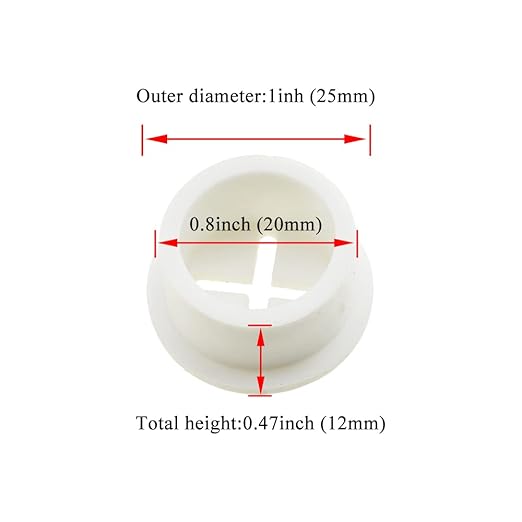 HAHIYO 4Pcs 0.8Inch/20mm White Flexible Rubber Desk Grommet Wire Grommet Cable Management Cord Hole Cover Desk Wire Hole Insert Wire Organizer for Computer Office Home School Equipment Systems