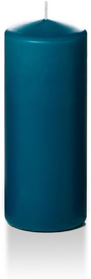 yummi 2.25" x 5" Sapphire Slim Round Pillar Candles - 4 per Pack