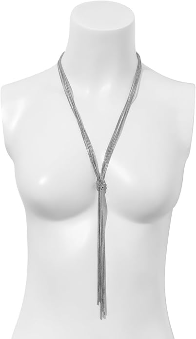PLOUTOS Chunky Gold Knot Choker Necklace for Women Adjustable Double Snake Chain Design Bold Statement Fashion Jewelry Accessory For Party Daily Wear Gift