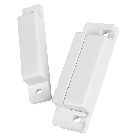 MC-31 Surface Mount Wired NC Door Contact Sensor Alarm Magnetic Reed Switch White 5 Pair