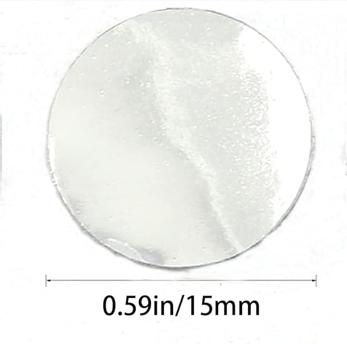 Silver Table Confetti 0.59 inch Metallic Foil Confetti for Wedding Birthday Party Confetti Decoration (2.12 oz /1 pack)