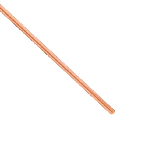 8 Gauge/3.2 mm 6.5 feet 5 oz 99.9% Dead Soft Copper Wire for Electroculture Gardening, Jewelry Making, Beading, Science Projects, DIY Artwork, Pure Bare Copper Wire