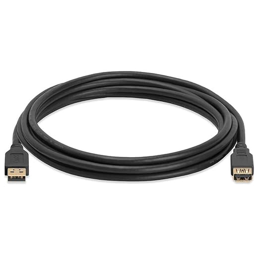 Cmple - USB 3.0 A Male to A Female Extension Gold Plated Cable - 10FT (Blue)