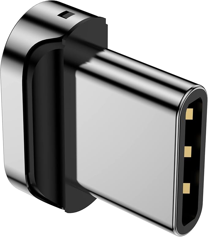 Magnetic Connector Tips Head for USB-C Android Devices (5 Pack), only Compatible 3A Magnetic Charging Cable