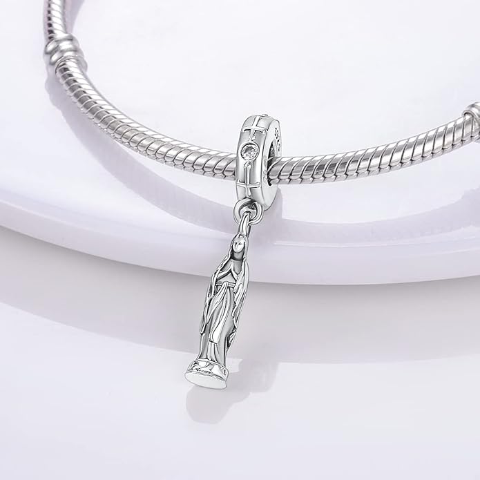 MULA 925 Sterling Silver Charms for Bracelets and Necklaces Family Letters Dangle Pendants Airplane Travel Beads Family Tree Jewelry Charms for Women