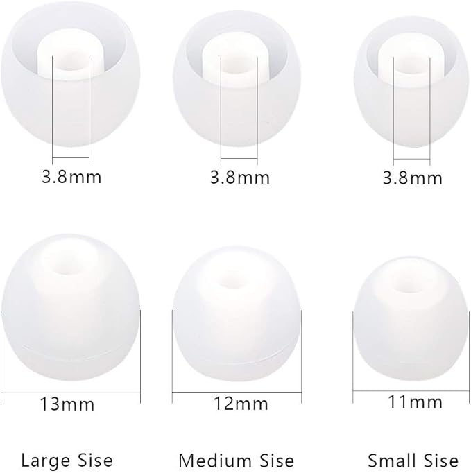 Brandless Earbud Tips Earbuds Replacement Tips Ear Tips Earbuds Eartips Eargels 9 Pairs SML