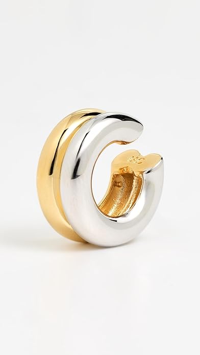 Martha Calvo Women's Two Tone Double Ear Cuff