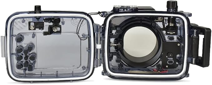 Sea frogs 195FT/60M Underwater Waterproof Camera Diving housing case for Sony DSC RX100 RX100II RX100III RX100IV RX100V RX100I-V (Housing + Red Filter)