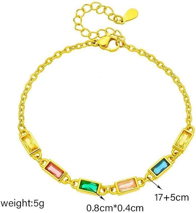 Solza Gold Plated Bracelet for Women – Adjustable Chain Bracelet, Stylish Fashion Jewelry, Non-Tarnish Charm and Rope Design, Elegant Everyday Accessory