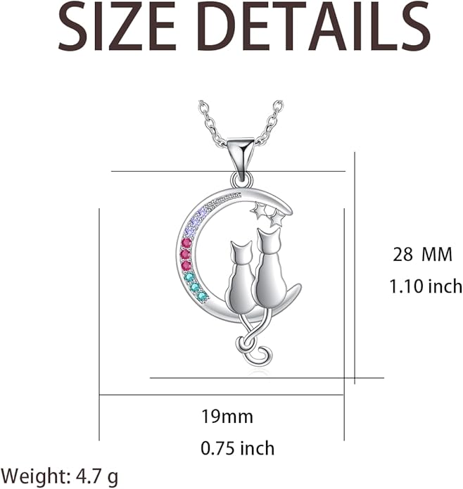 Animal Necklace Cat/Fox/Otter/Sloth/Cow/Highland Cow/Koala Necklace Cute Animal Jewelry Gifts for Women