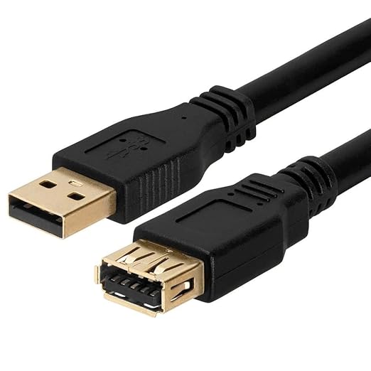 Cmple - USB 3.0 A Male to A Female Extension Gold Plated Cable - 3FT (Blue) (674-Amazon)