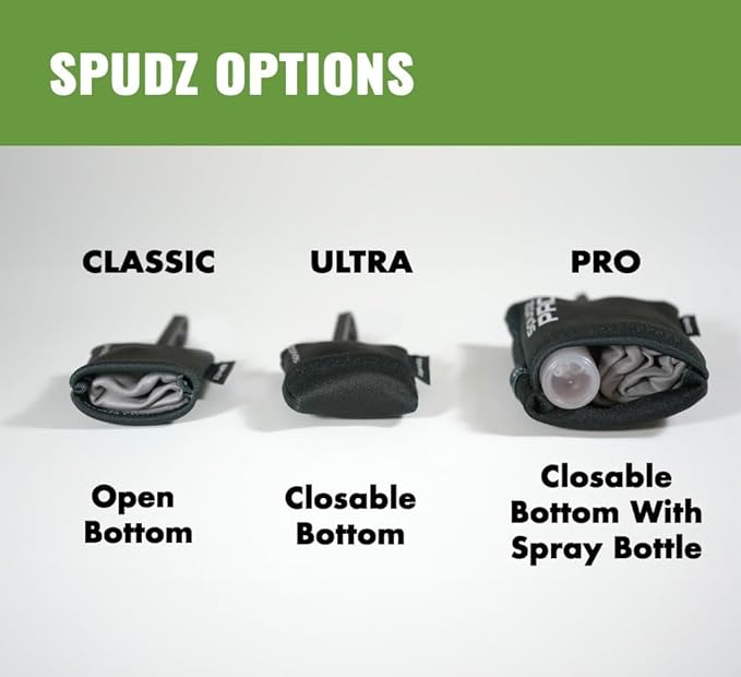 SPUDZ Classic Microfiber Lens Cleaner – Clip-On Pouch, Washable – for Binoculars, Scopes, Glasses, Screens | Alpine Mountain Camo, 10 x 10 Inch (2-Pack)