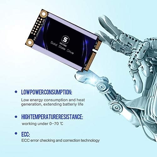 SSD MSATA 128GB Shark Speed Internal Solid State Drive High Performance Hard Drive for Desktop Laptop SATA III 6Gb/s Includes SSD (128GB, MSATA)
