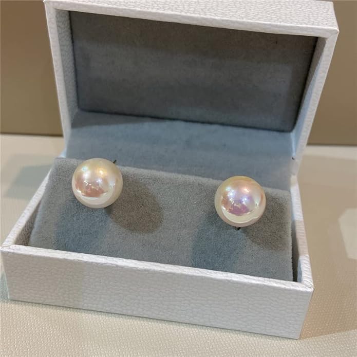 Pearl Clip on Earrings for Women Drop Clip Earrings for Women Gold Plated White Imitation Pearl Earrings Fashion