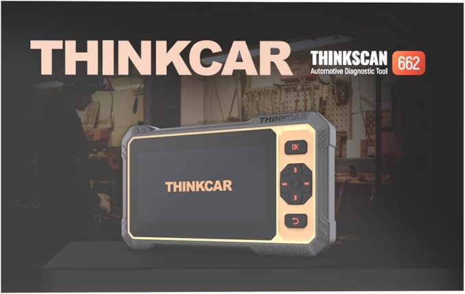 THINKCAR THINKSCAN 662 OBD2 Scanner,Car Diagnostic Tool with Bidirectional Active Test,Car Scanner Engine ABS SRS Transmission,Scanner for Car with 12 Reset,CAN FD & FCA SGW,Lifetime Free Update