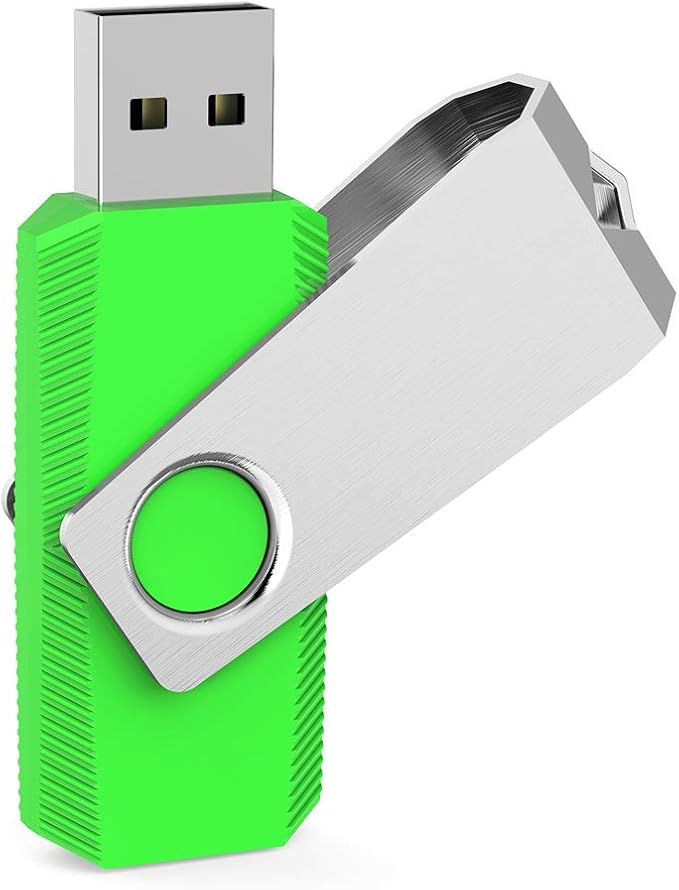 Aiibe 5 Pack 16GB USB Flash Drive 16 GB Flash Drive USB 2.0 Thumb Drive Pack Reliable Flash Disk Memory Stick USB Drives with Led Light (16G, 5 Colors: Black Red Cyan Green Purple)