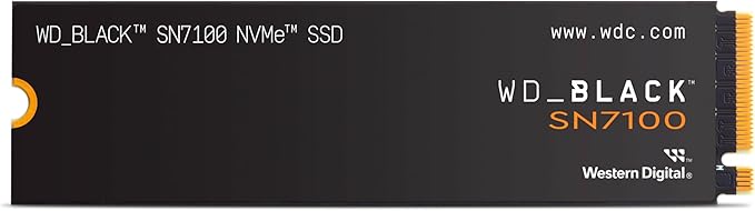 WD_BLACK 4TB SN7100 NVMe Internal Gaming SSD Solid State Drive - Gen4 PCIe, M.2 2280, Up to 7,000 MB/s - WDS400T4X0E [New Version]