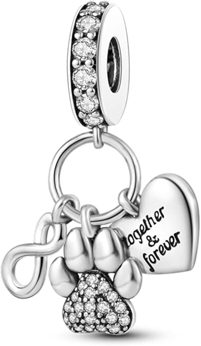 Parmuz 925 Sterling Silver Charm for Bracelet Necklace Dangle Love Mom Ocean travel Butterfly Party Charm Beads Pendants DIY Jewelry for Women