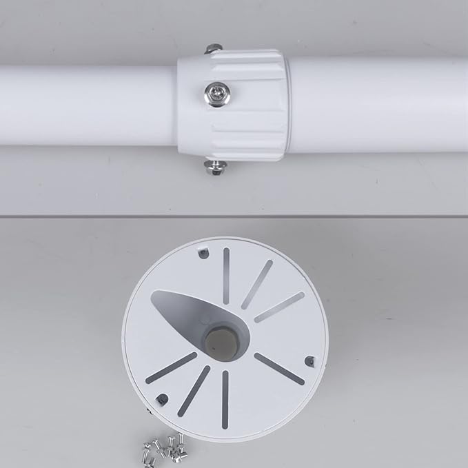 WiTi Extendable Pole Mount for Security Surveillance Cameras, Ceiling Mount Bracket for Bullet Camera,Solid Metal Max 60CM