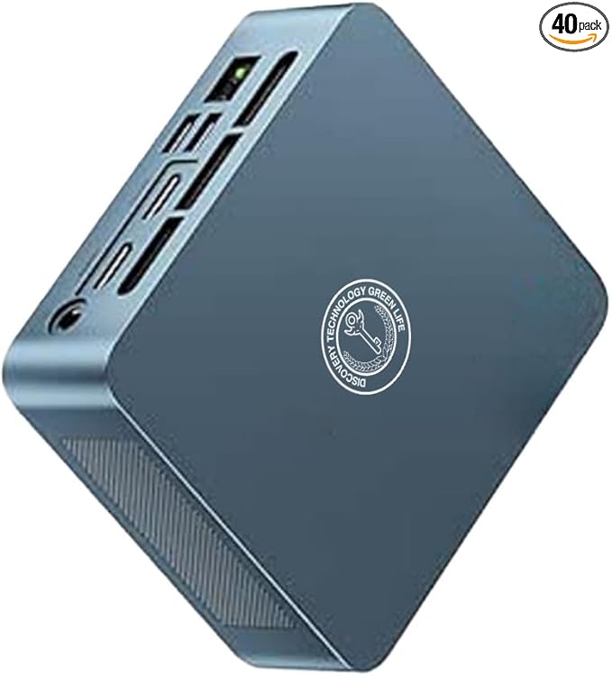 TRIGKEY S6 Mini PC 6800U(8C/16T, Up to 4.7GHz), Ryzen7 32GB LPDDR5 1TB M.2 NVMe SSD, Mini Desktop Computers, Triple Display/WiFi6/BT5.2, DP+HDMI+Type-C Output/USB3.2, Home/Office/Education/Gaming