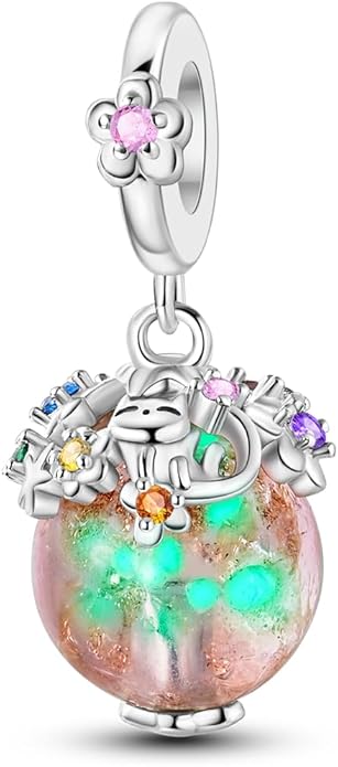 MULA 925 Sterling Silver Charms for Bracelets and Necklaces Airplane Passport Dangle Pendants Beads Butterfly Dragonfly Charms Jewelry Charm for Women