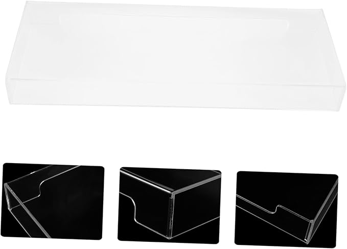 Acrylic Keyboard Dust Cover Clear Protective Hood for Mechanical and Standard Keyboards 87-104 Keys Waterproof Keyboard Protector for Home and Office