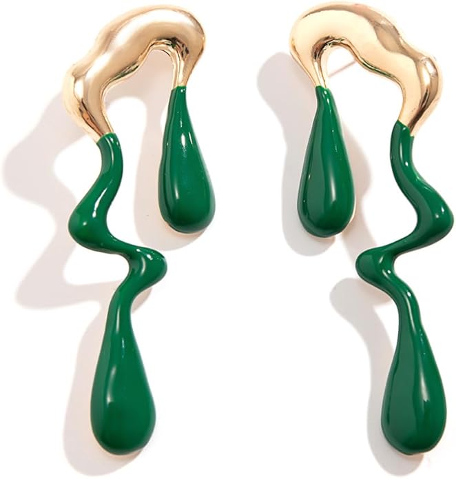 Irregular WaterDrop Earrings, Melted Liquid Irregular Stainless Steel Earrings, Embrace Minimalist Earrings, Statement Earrings for Women