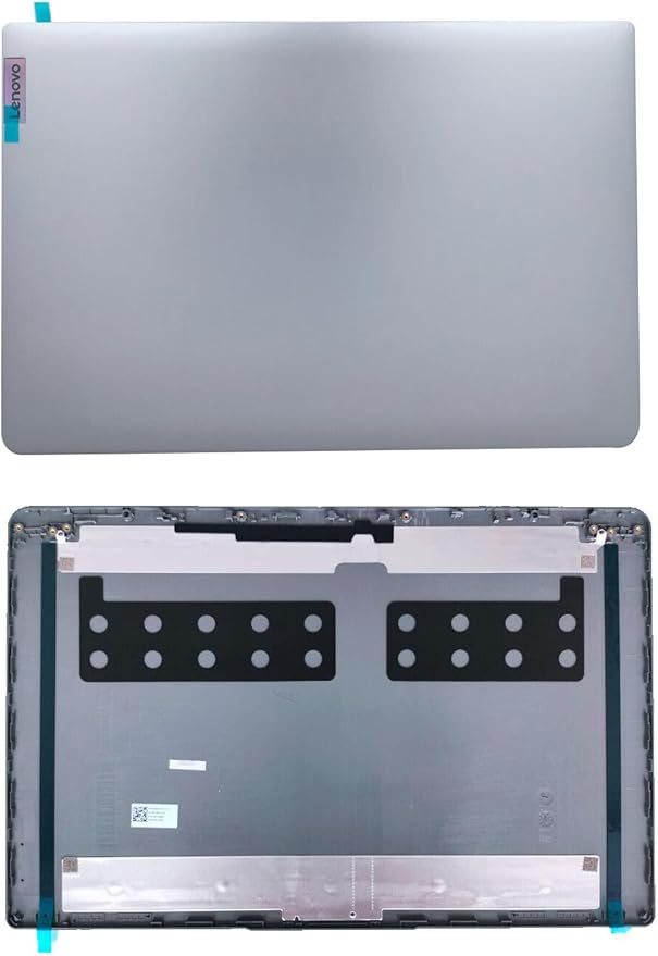 Replacement Laptop LCD Cover Back Rear Top Lid Front Bezel Hinges with Hinge Cover for Lenovo IdeaPad 1 15ADA7 1 15AMN7 82R1 5CB1F36621 AP3L6000100 5CB1M48453 82RF1006VUS Silver