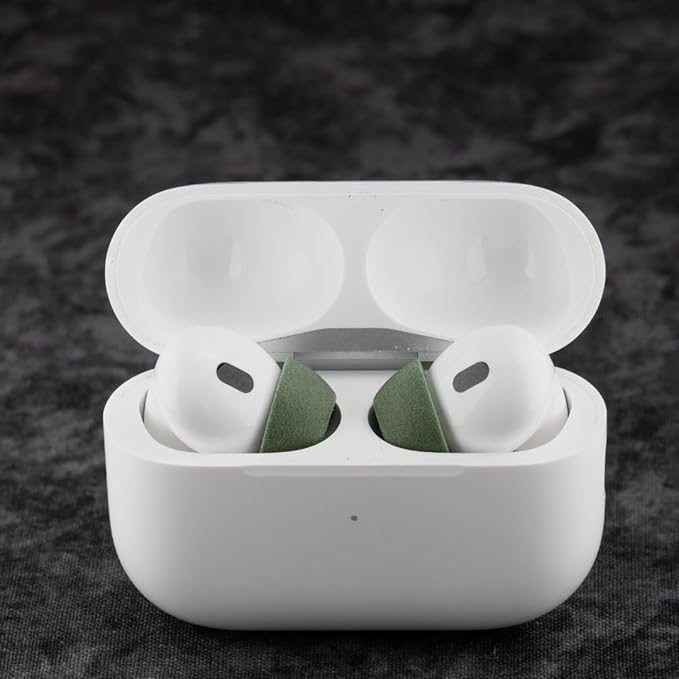 Comply TrueGrip MAX | Premium Memory Foam Replacement Earbud Tips for Apple AirPods Pro 1 & 2 | Long Lasting Comfort, MAX Durability, Secure Fit, Superior Noise Isolation| Green (Large) (3 Pairs)