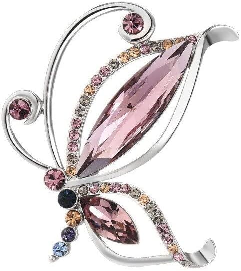 Animal Brooch for Women Girls Rhinestone Animal Brooch Lapel Pin Jewelry Gift for Mom Wife