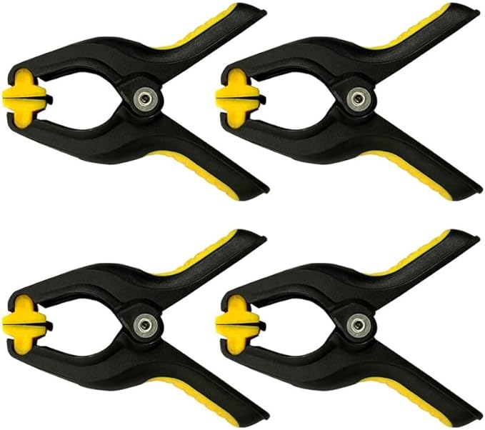 Mikikit 8pcs Screen Repair Clamp Kit Durable Lcd Screen Fastening Tools for Tablets Slip Grip Scratch-resistant Sponge Pad Easy to Use Heavy Duty Fixing Clamps