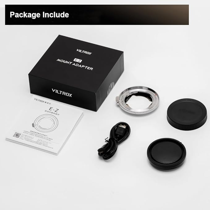 VILTROX E-Z Booster Lens Adapter Auto Focus Ring Mount Lens Converter for E Mount Lens to Nikon Z Mount Camera Z5 Z50 Z6 Z6II Z7II Zfc
