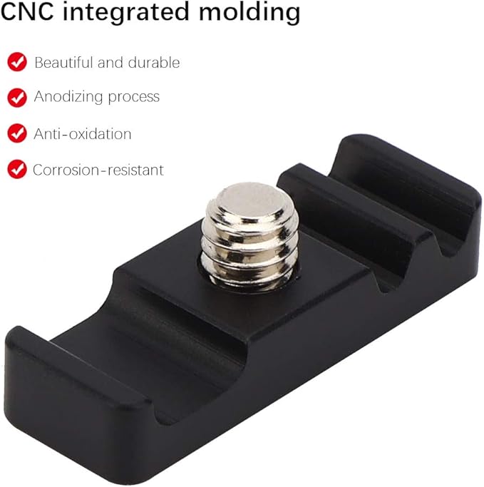 Camera Cage Cable Clamp - Portable Cage Fitting Wire Clip - Accessories Fixed Clip - 1/4 Inch Universal Lightweight Mounting
