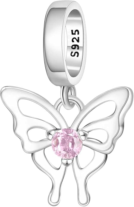 Cute Panda Animal 925 Sterling Silver Charms for Bracelets and Necklace Dangle Pendants Butterfly Elephant Dog Bead Jewelry Present for Women Family Friends