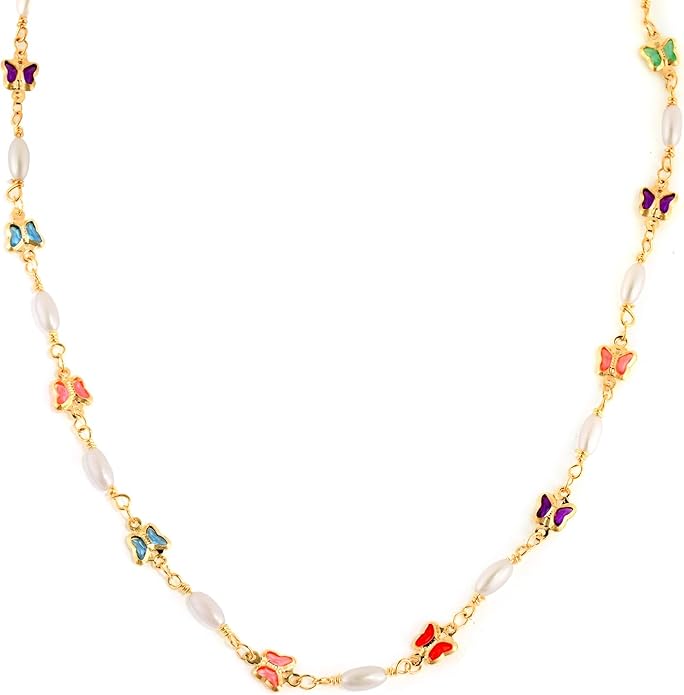 Necklace for Women, Dainty Long 14K Gold Y-Shaped Necklace Jewelry Trendy Beaded Layered Chain Drop Necklaces Jewelry Women Gifts
