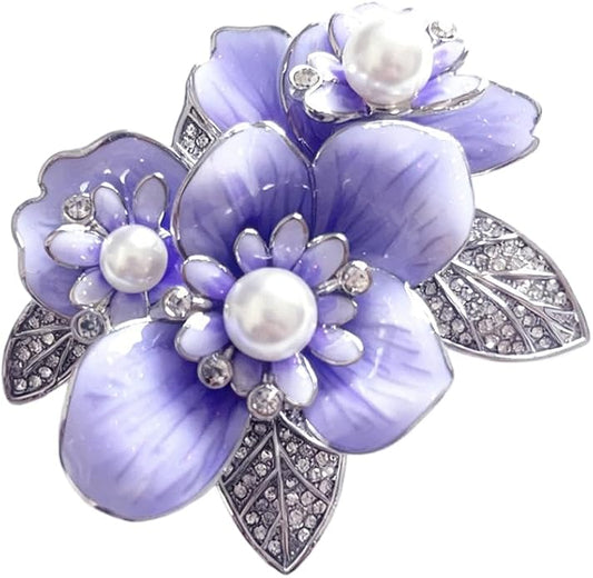 Brooch Pin - Gold Plated | Ideal Gift for Mom & Wife on Thanksgiving Day, Birthdays & Weddings