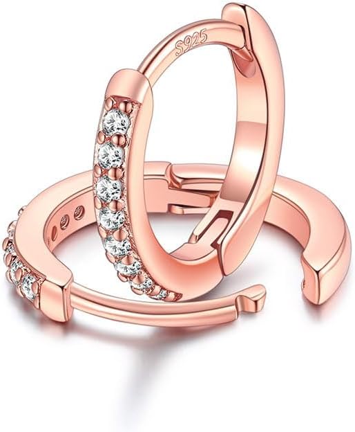FaithHeart Sterling Silver Hoop Earrings for Women, Hypoallergenic Huggie Hoop Earrings Lightweight Small Cartilage Earrings Hoop Earring Dainty Everyday Earrings 6/8/10/12/14/15/16/18/20mm