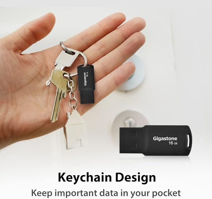 GIGASTONE V70 16GB 10-Pack USB 2.0 Flash Drive Thumb Drive Memory Stick Pen Drive Capless Design Pen Drive