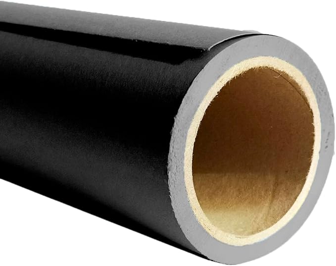Seamless Photo Photography Backdrop Paper, Photo Background Paper Roll (Ultra Black, 107”x19.5')