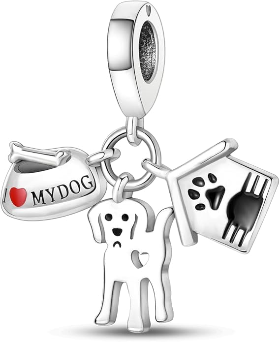 MULA 925 Sterling Silver Charms for Bracelets and Necklaces Airplane Passport Dangle Pendants Beads Butterfly Dragonfly Charms Jewelry Charm for Women