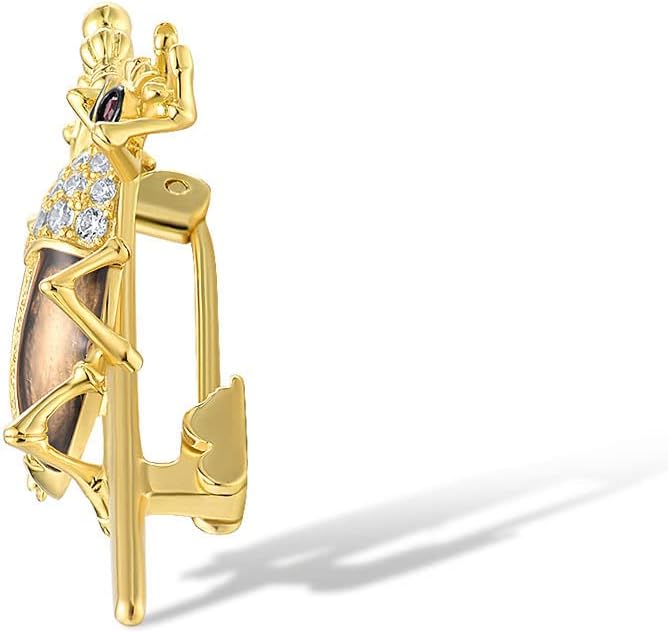 Santuzza 925 Sterling Silver Enamel Brooch Pin for Women