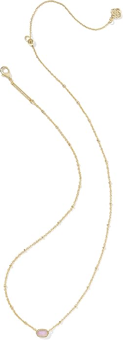 Kendra Scott Mini Elisa 14k Gold-Plated Satellite Short Pendant Necklace, Fashion Jewelry for Women