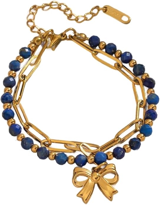 Solza Gold Plated Bracelet for Women – Adjustable Chain Bracelet, Stylish Fashion Jewelry, Non-Tarnish Charm and Rope Design, Elegant Everyday Accessory