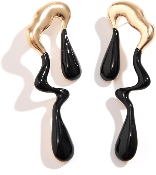 Irregular WaterDrop Earrings, Melted Liquid Irregular Stainless Steel Earrings, Embrace Minimalist Earrings, Statement Earrings for Women