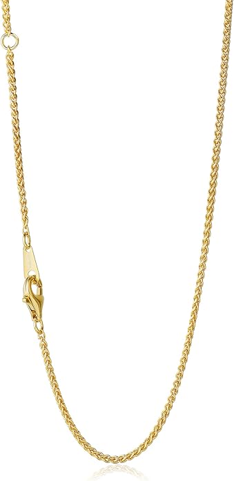BEAYEG 14K Gold Chain Necklace for Women, Solid Chain Necklace, Hypoallergenic Durable Everyday Gold Jewelry Gift Ready (Length, 20inchs,Diameter1.6mm/1.8mm/2mm
