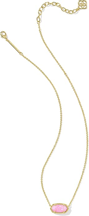 Kendra Scott Elisa Pendant Necklace for Women, Fashion Jewelry, 14k Gold-Plated