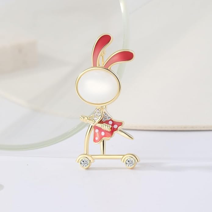 Animal Brooch Insect Bird Brooches Pearl Rhinestone Crystal Brooch 18k Gold-Plated Lapel Pins Jewelry Gifts Birthday Gifts for Women Men