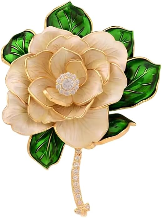Brooch Pin - Gold Plated | Ideal Gift for Mom & Wife on Thanksgiving Day, Birthdays & Weddings