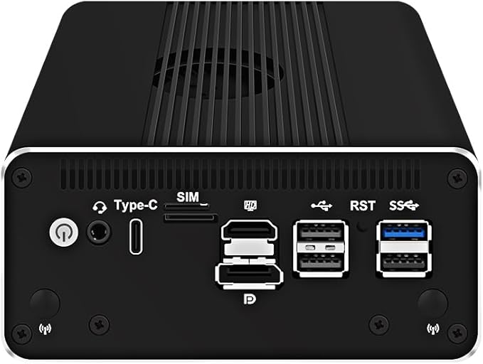 CWWK Intel Alder Lake N100(4C/4T Up to 3.4GHz)/N305(8C/8T Up to 3.8GHz) Dual SFP+10GbE Mini PC|4xIntel I226-V 2.5GbE |DDR5 Memory|PCI-E x4|HDMI+DP+Type-C (10 Gigabit N305, 8G RAM 256G SSD)